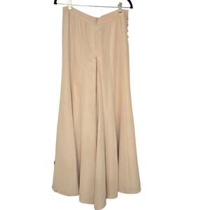NWT $398 Ralph Lauren Silk Wide Leg Palazzo Pants Trousers Size 8